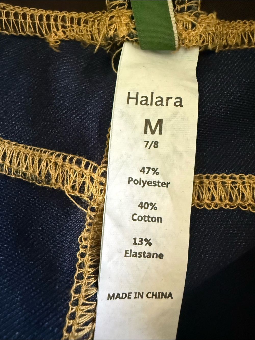 Halara Flex™ High Waisted Pockets Denim Casual Leggings 7/8 - Picture 2 of 7